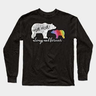 Mama Bear Love Support Pride LGBT Long Sleeve T-Shirt